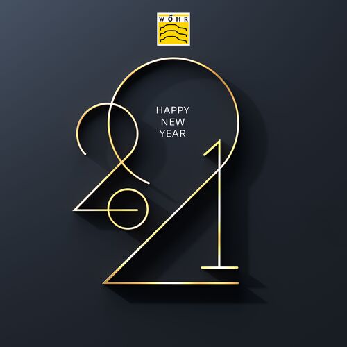 Graphic: New Year’s greeting 2021 from WÖHR