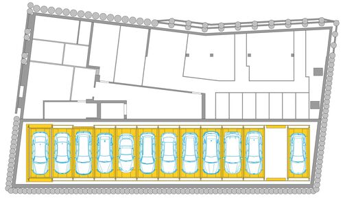 Return of the vehicle to the parking system