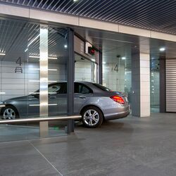 Sistem de parcare din interior